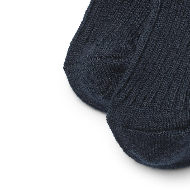 WHEAT | Wool Rib Socks Ziggy