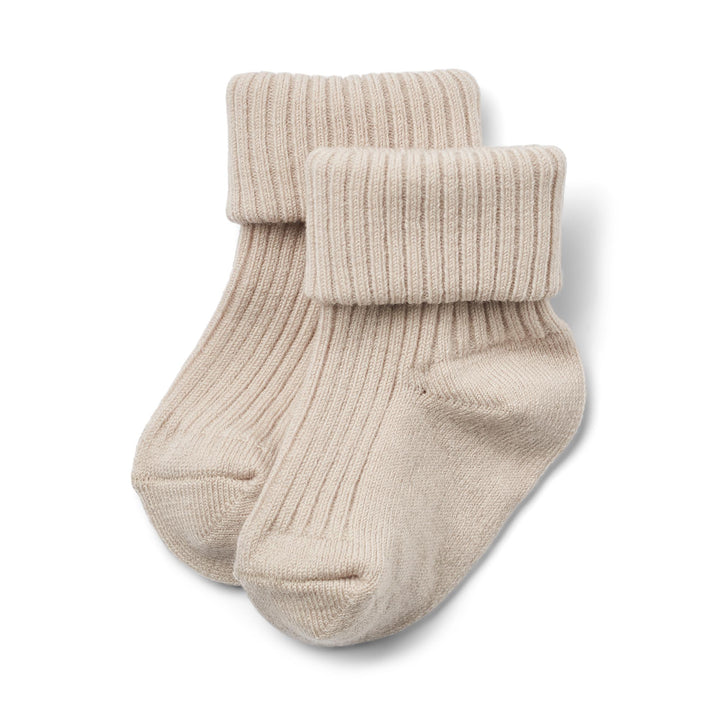 Wool Rib Socks Ziggy
