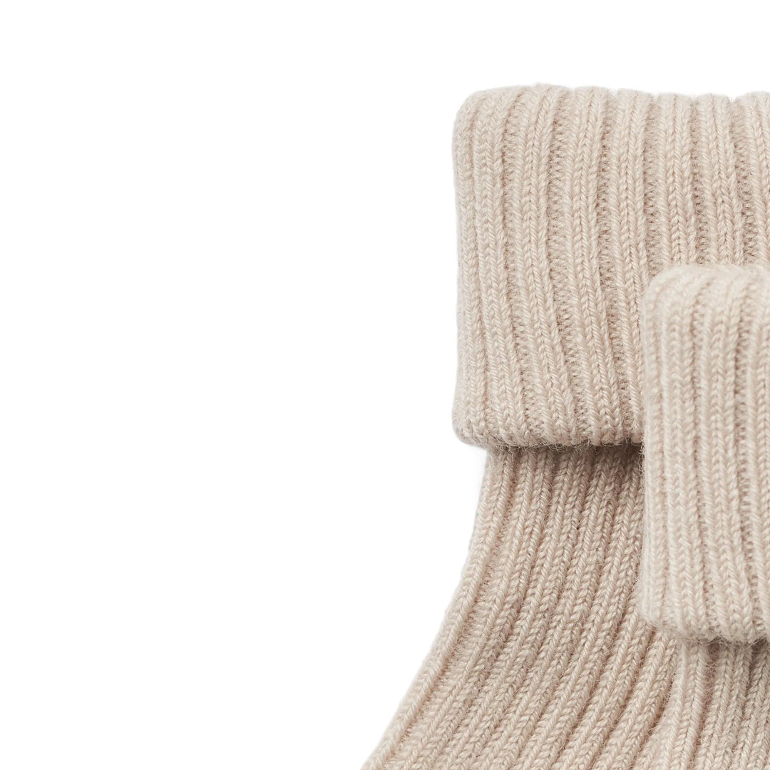 WHEAT | Wool Rib Socks Ziggy