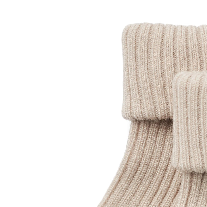 WHEAT | Wool Rib Socks Ziggy