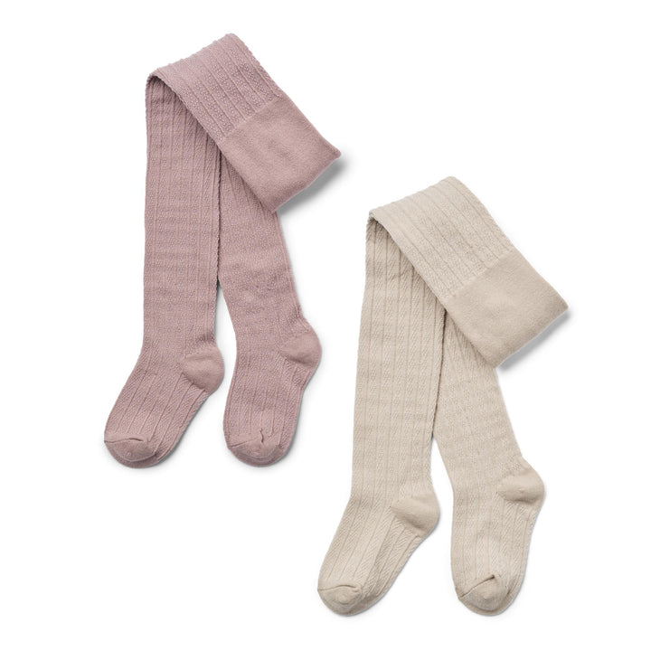 2er Pack Wool Lace Tights Karla