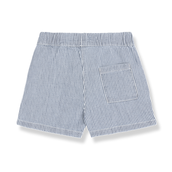 1+ in the family Andratx denim Produktbild, Ansicht von hinten, Gesäßtasche auf der rechten Seite