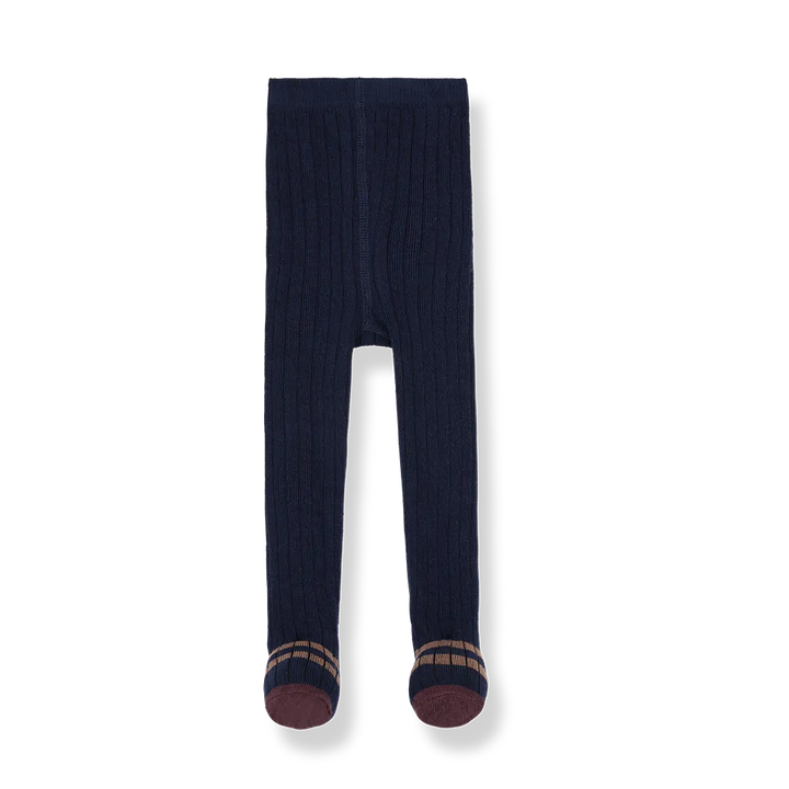 Strumpfhose für Kinder aus Baumwolle in dunkelblau