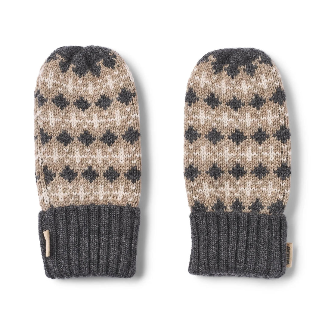 WHEAT | Jacquard Mittens Haansi