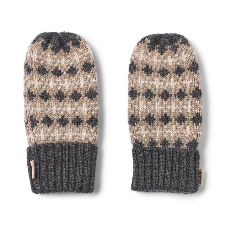 WHEAT | Jacquard Mittens Haansi