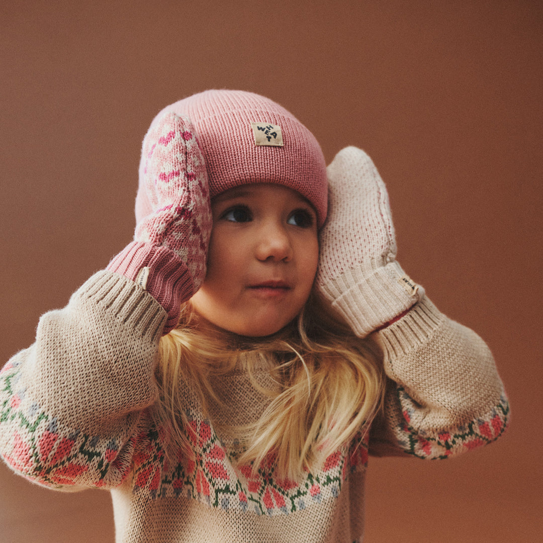 Jacquard Mittens Haansi
