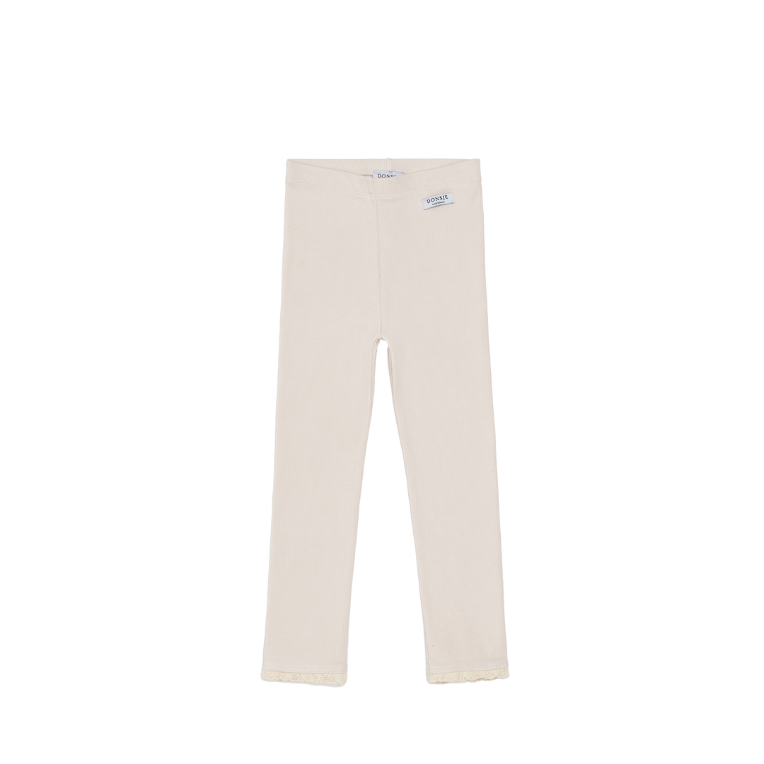 Leggings rosa Baumwolle Ripp
