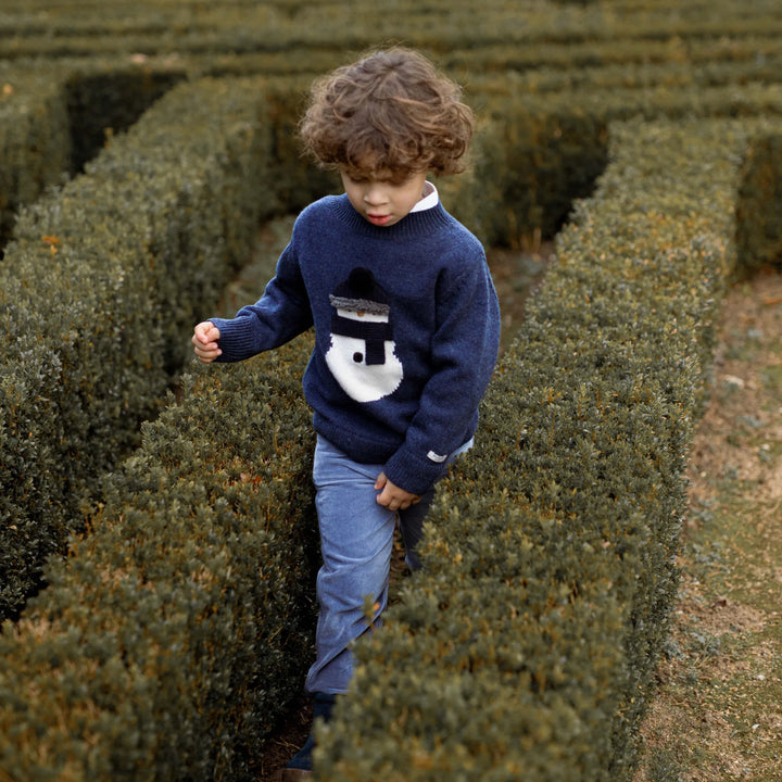 DONSJE | Denn Merino Wool Sweater Snowman
