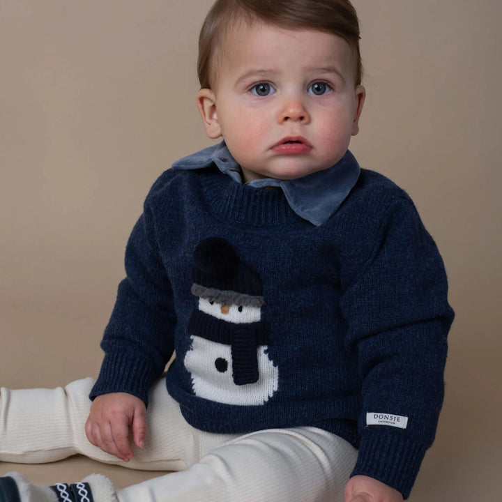 DONSJE | Denn Merino Wool Sweater Snowman