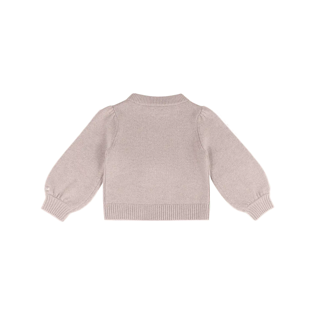 Donsje Denna Merino Wool Sweater Cat ash rose Produktbild, Ansicht von hinten. Ohne Muster. 