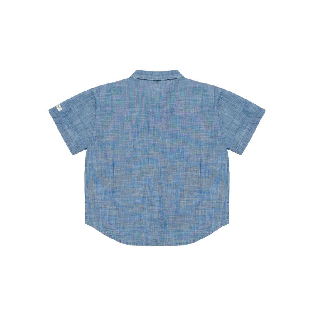 Donsje Ludon Shirt Jeep sky blue Ansicht Hemd von hinten