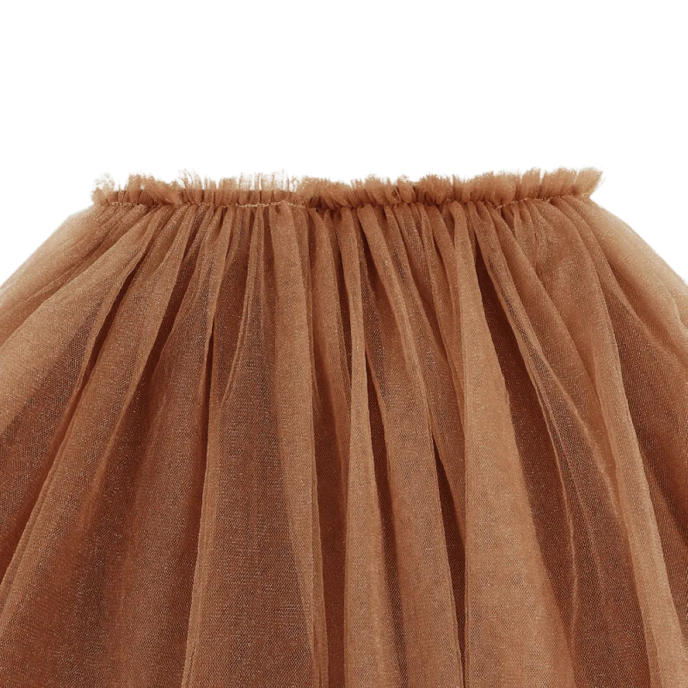 Donsje Pien Skirt hazelnut Detailaufnahme Gummibund