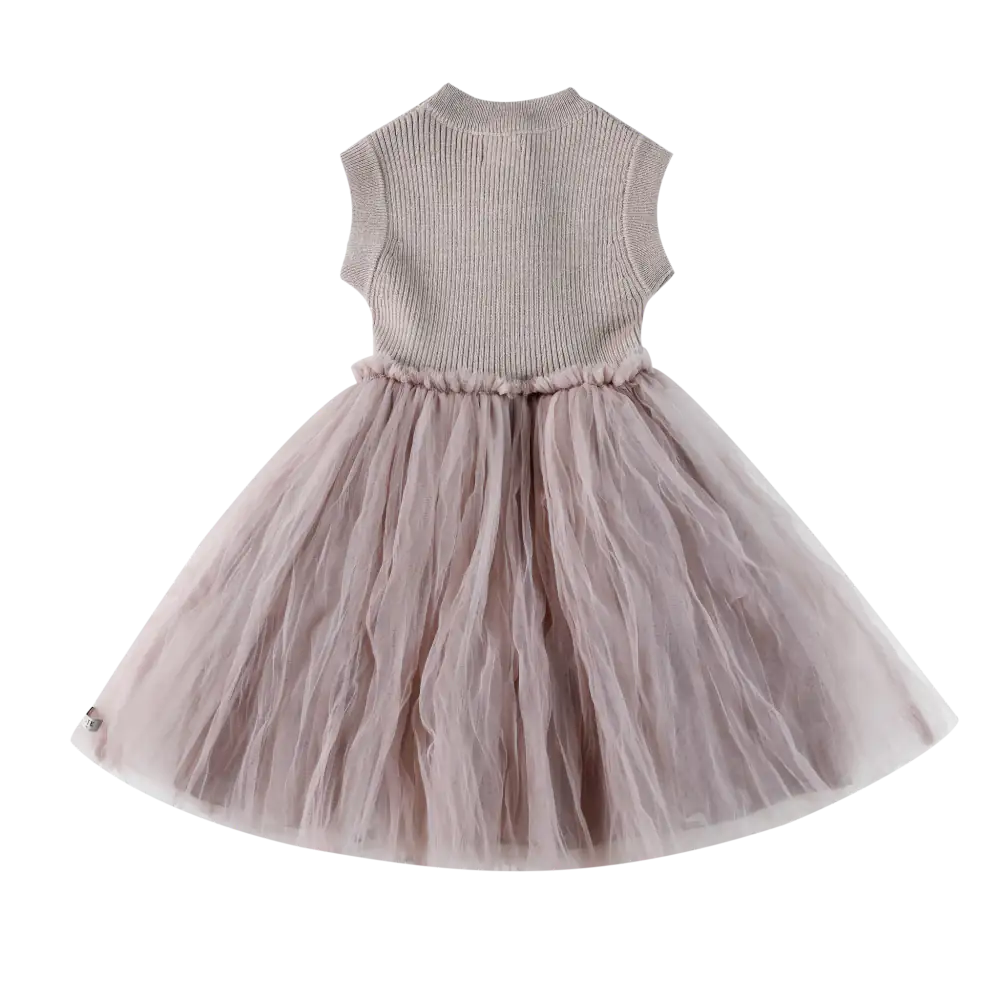 Donsje Xewa Dress lavender brown Produktbild, Ansicht von hinten 