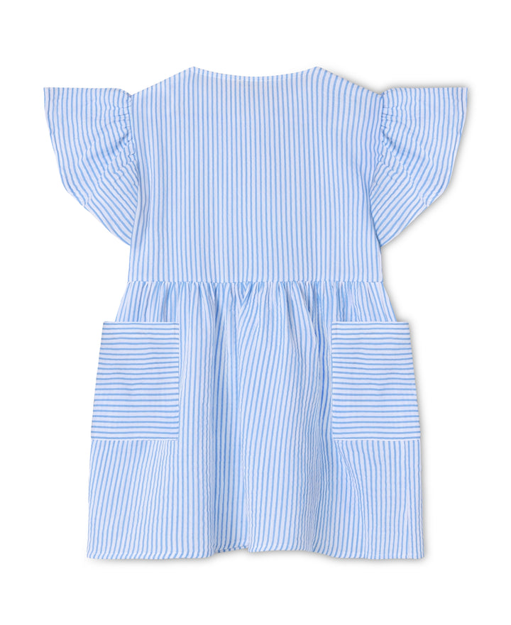 Fliink CHA CHA SS DRESS MARINA STRIBED Produktbild, Ansicht der Rückseite