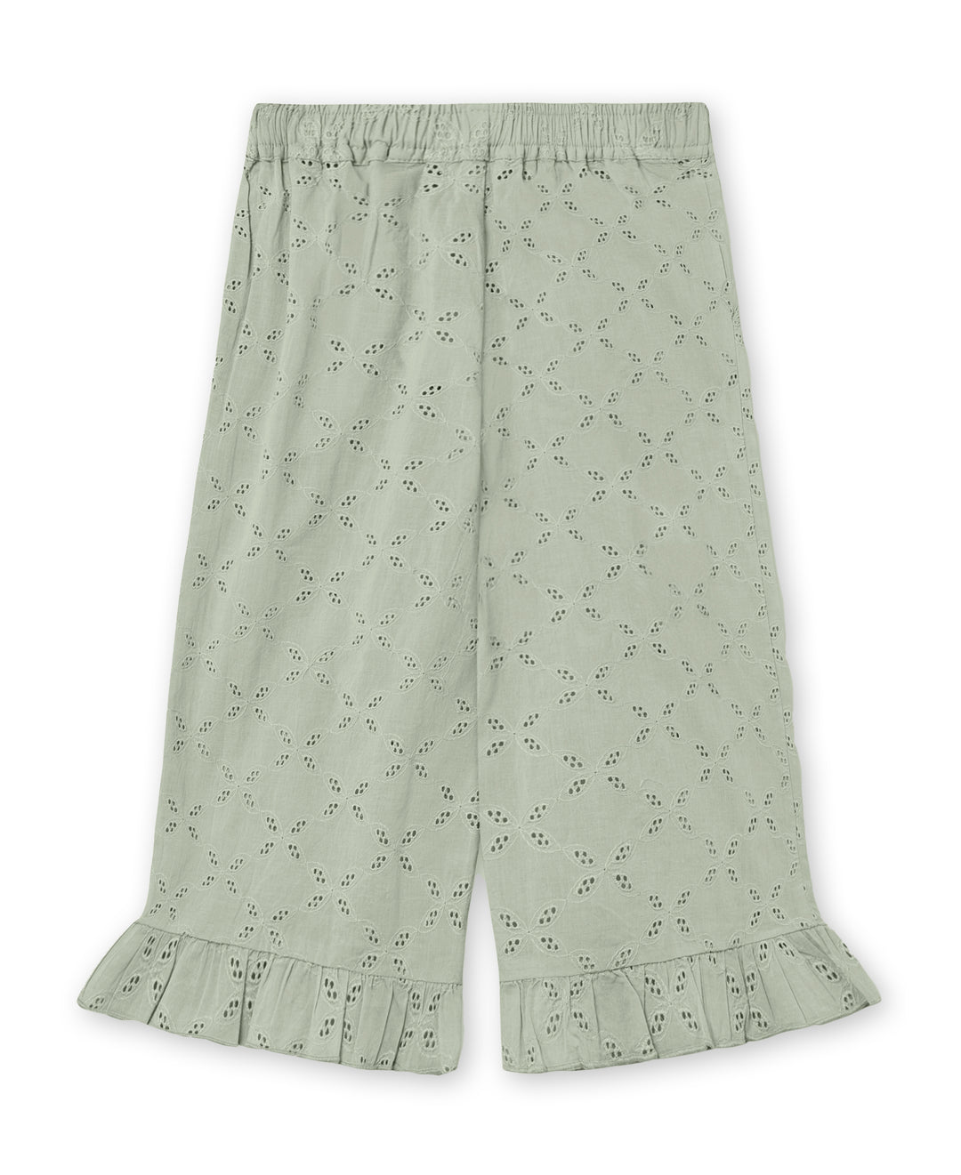 Fliink HARPER RUFFLE PANT AQUA GRAY Produktbild, Ansicht der Rückseite