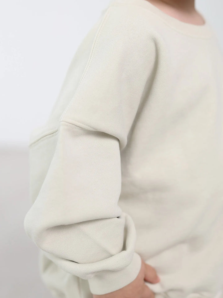 Hey Kiddo Sweatshirt | beige