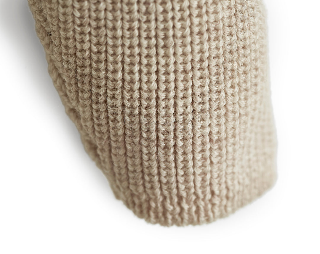 Grobstrick Leggings | natur