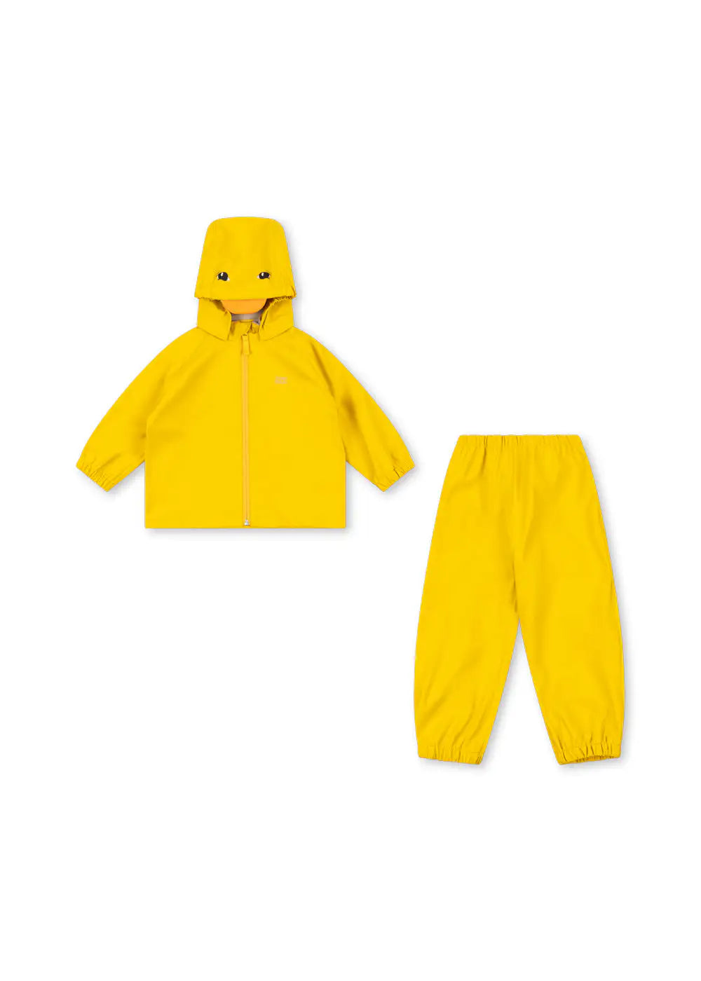 Konges Sloejd Anneli Rain Set solar power Produktbild Regenjacke und Regenhose im Set, Ansicht von vorne