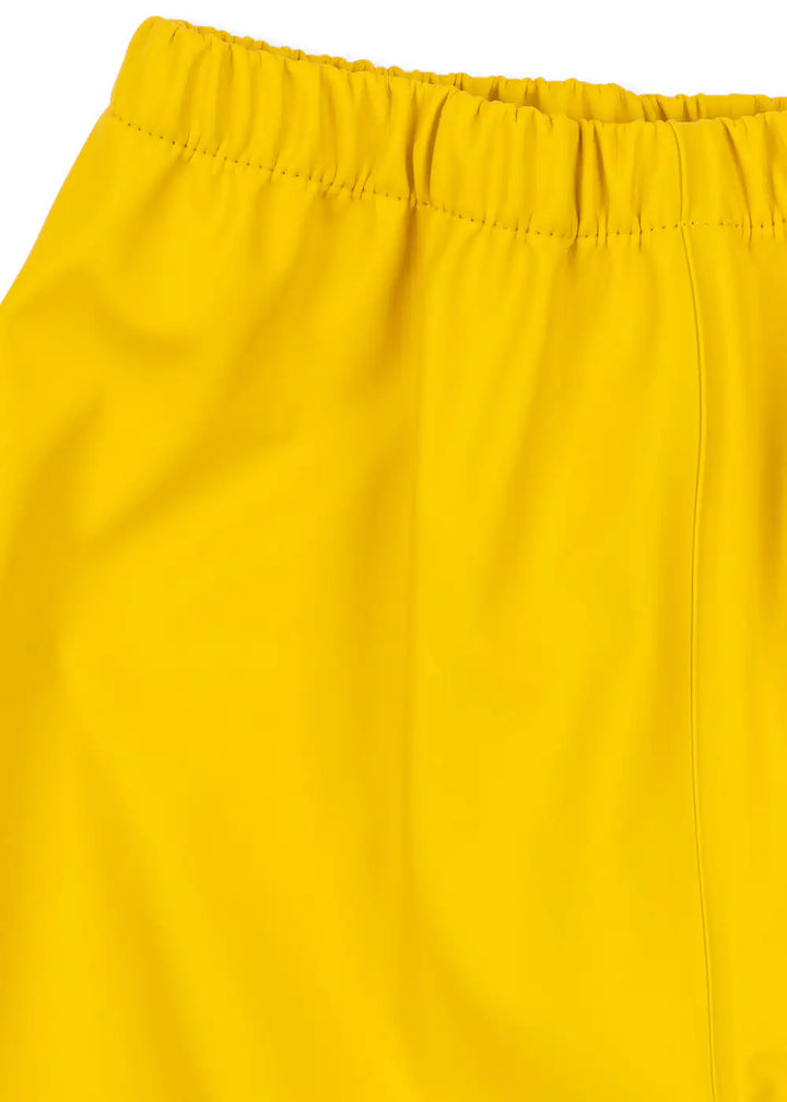 Konges Sloejd Anneli Rain Set solar power Detailaufnahme Gummibund Regenhose