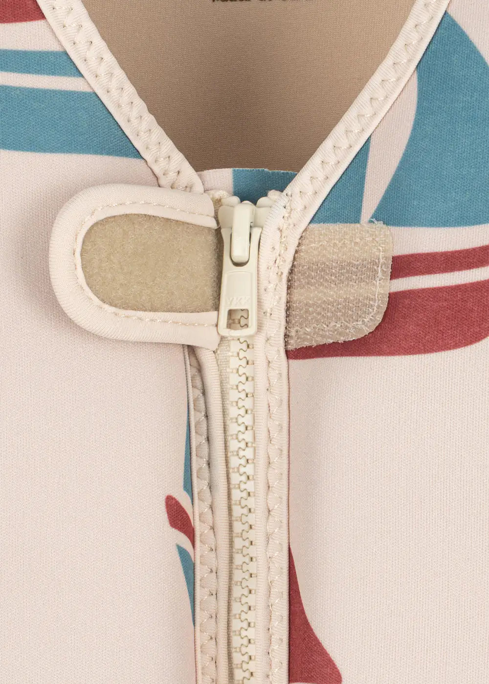 Konges Sloejd Ellis Swim Vest ahoy Detailansicht Reißverschluss 