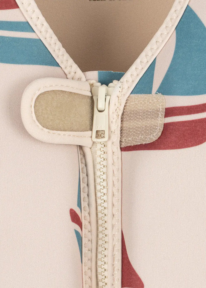 Konges Sloejd Ellis Swim Vest ahoy Detailansicht Reißverschluss 