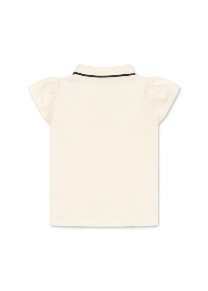 Konges Sloejd Florita Polo Shirt OCS antique white Ansicht der Rückseite