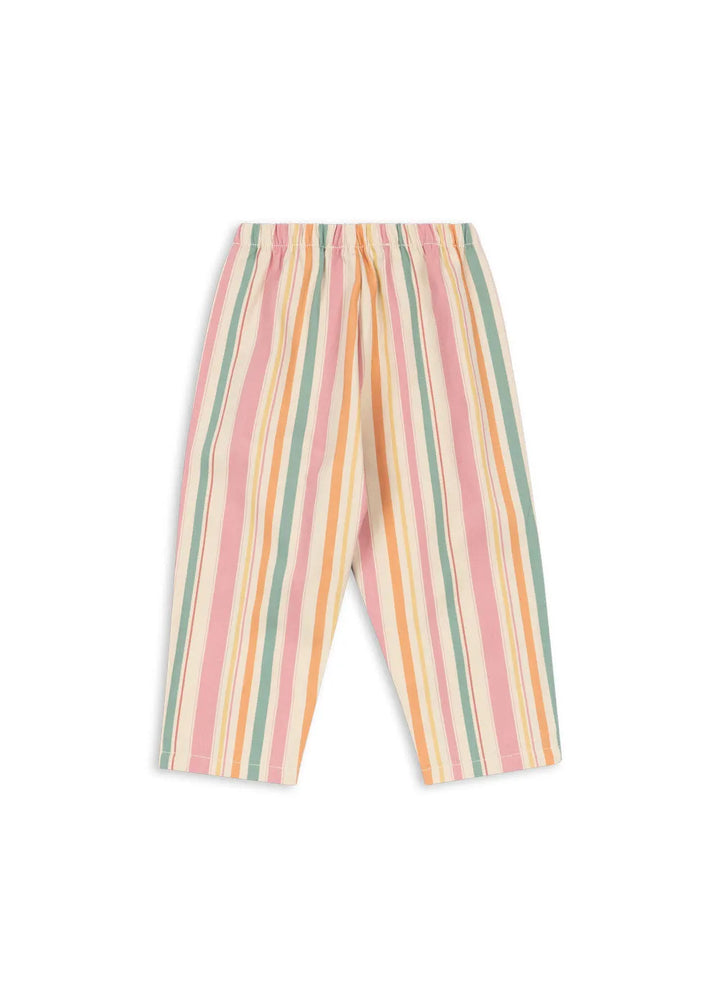 Konges Sloejd Frankie Pants miami stripe Ansicht von hinten, keine Gesäßtaschen 