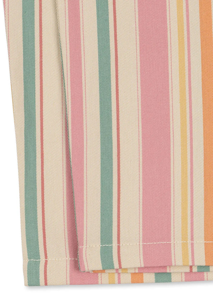 Konges Sloejd Frankie Pants miami stripe Detailansicht Saum am Fuß und Streifenmuster