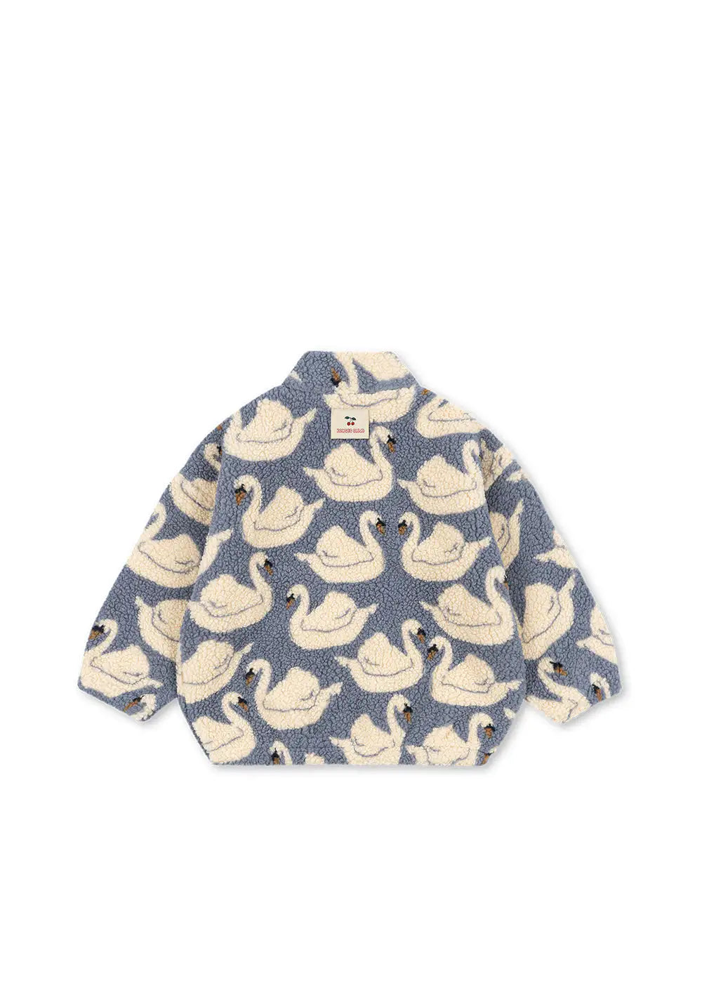 Konges Sloejd Jody Teddy Jacket GRS swan Produktbild, Ansicht der Rückseite. 