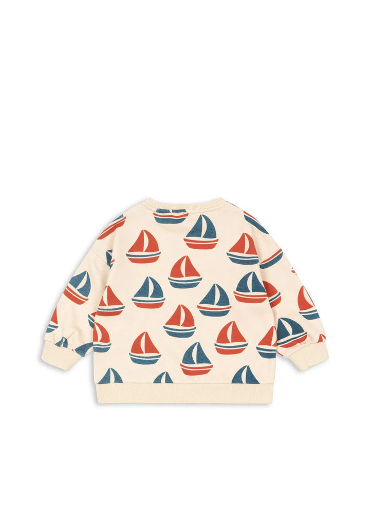 Konges Sloejd Loupy Lou Sweatshirt ahoy Ansicht von hinten