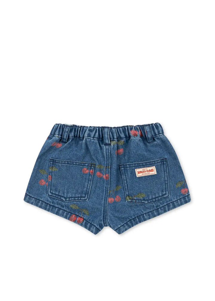Konges Sloejd Magot Shorts GOTS ma grande cerise denim Produktbild, Ansicht der Rückseite