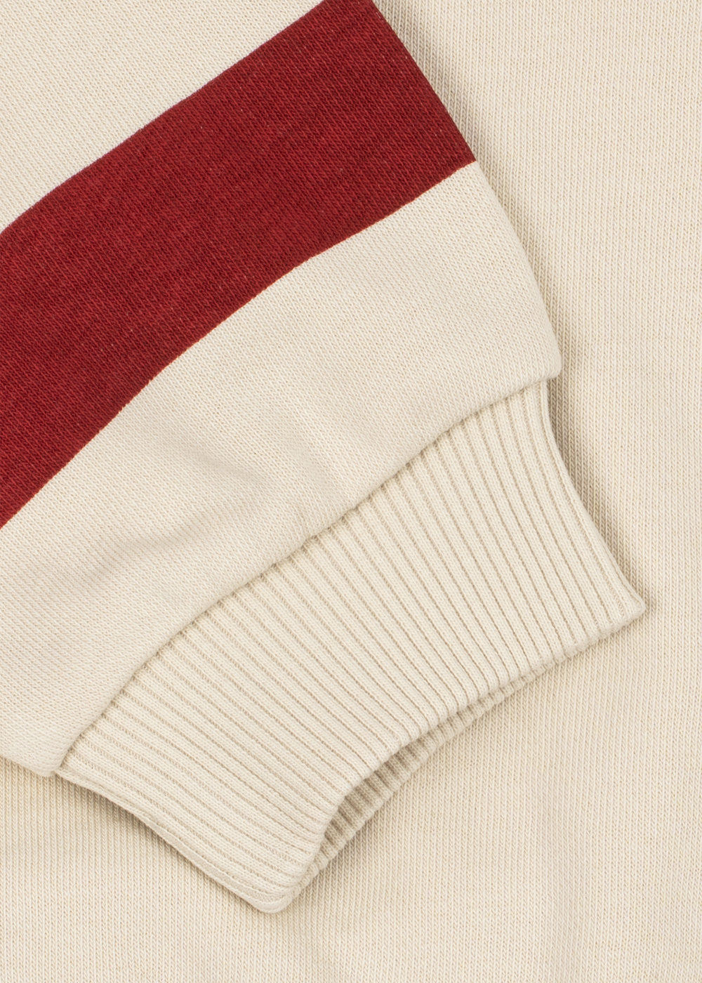 Konges Sloejd Spotty Sweat Shirt GOTS brown rice Detailaufnahme Ärmel