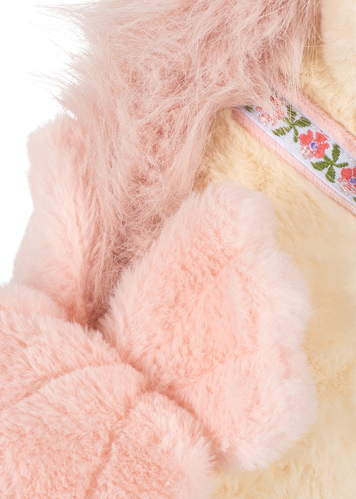 Konges Sloejd Starlight Unicorn off white Detailansicht rosafarbene Flügel und Mähne. 