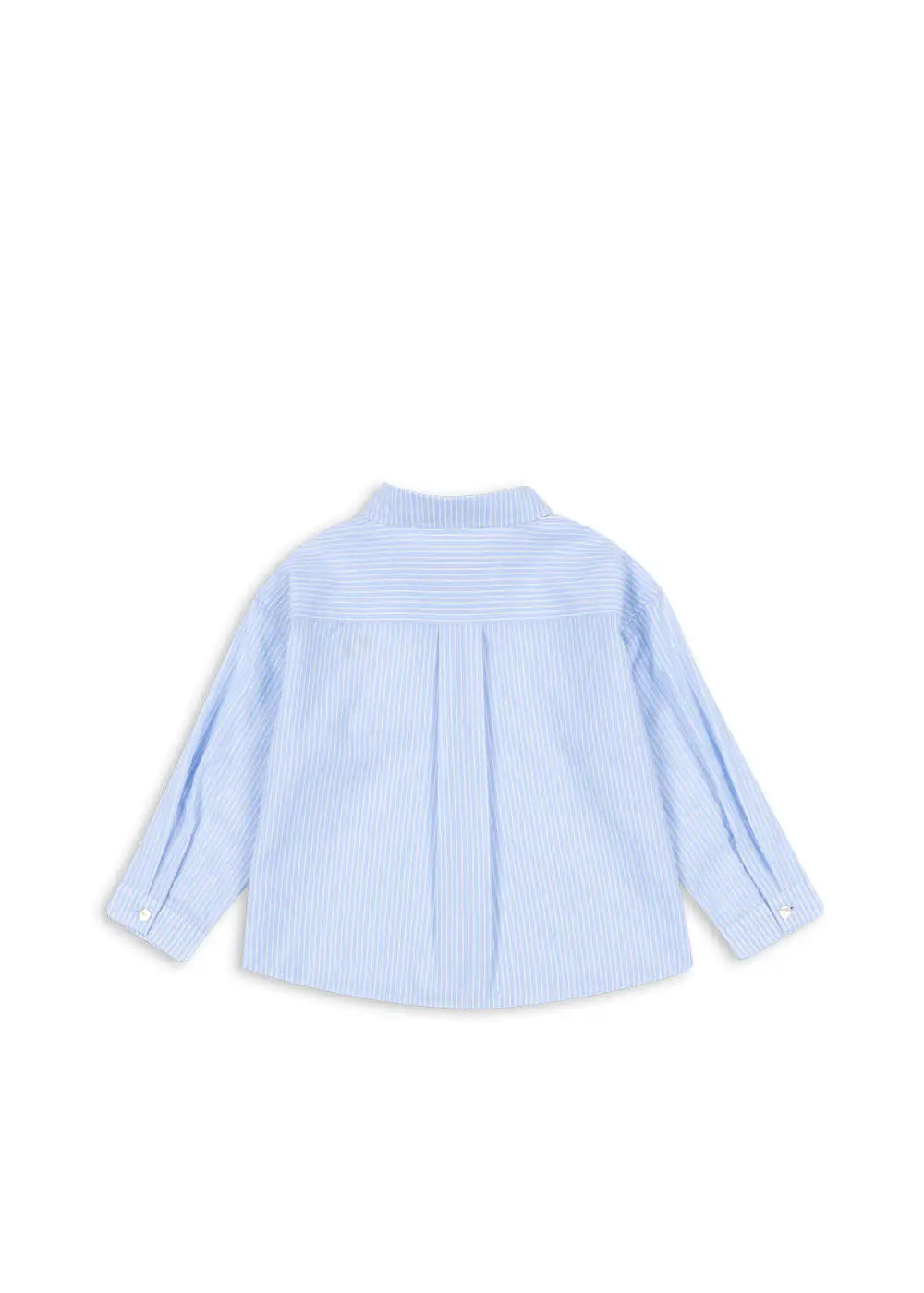 Konges Sloejd Wes Shirt GOTS blue stripe Ansicht von hinten 