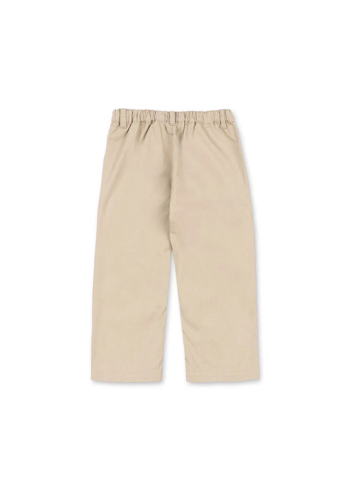 Konges Sloejd Willo Chino GOTS oxford tan Ansicht von hinten 
