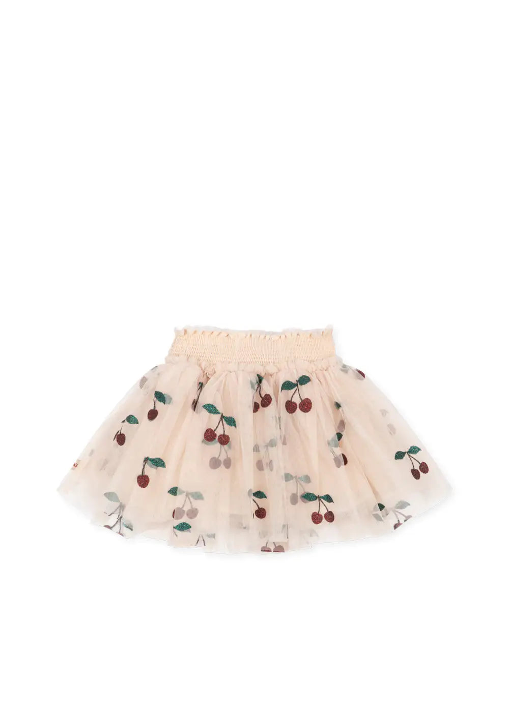 Konges Slojd Tullie Smock Skirt GRS ma grande cerise glitter Produktbild, Ansicht der Rückseite. 