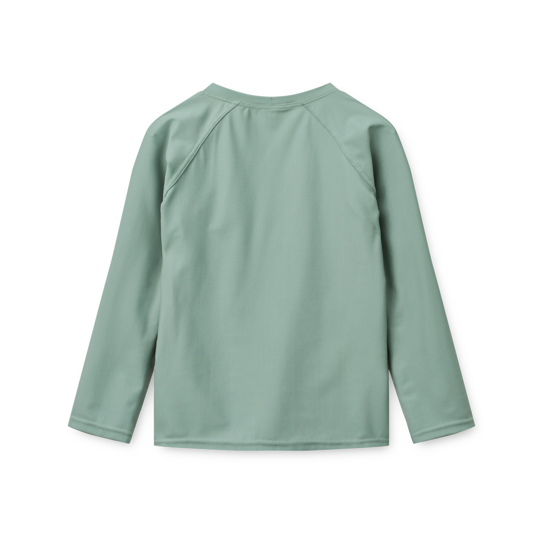 Noah Placement Longsleeve Swim Shirt | It comes in waves / peppermint
