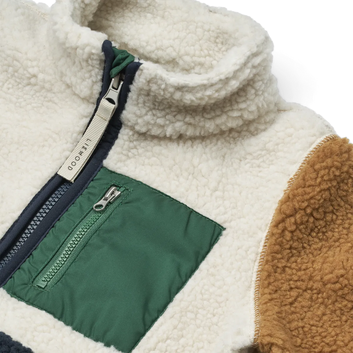 Nolan Fleecejacke | classic navy multi mix