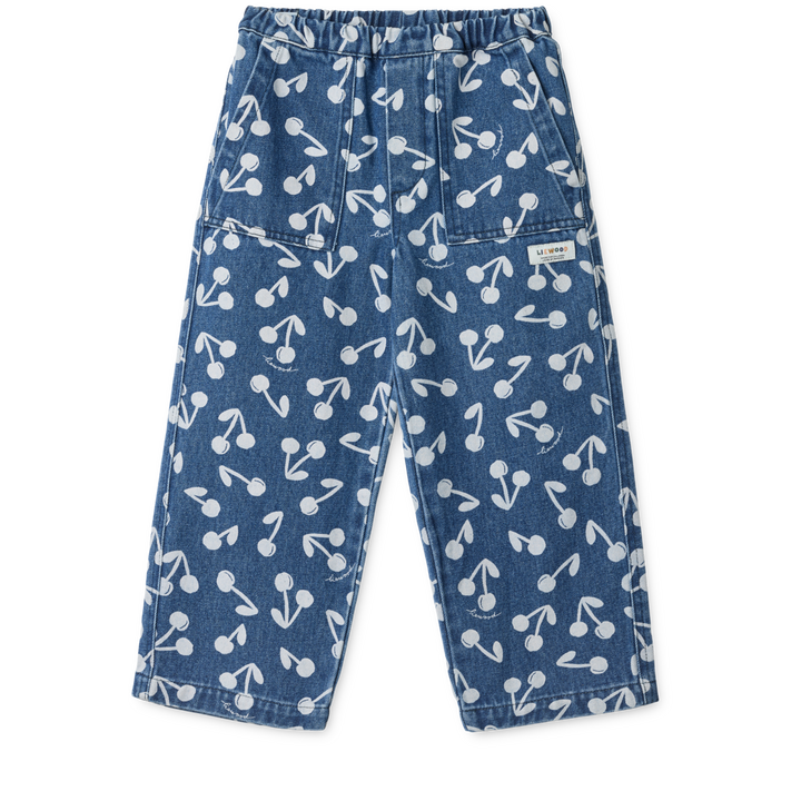 Cesar Printed Denim Pants