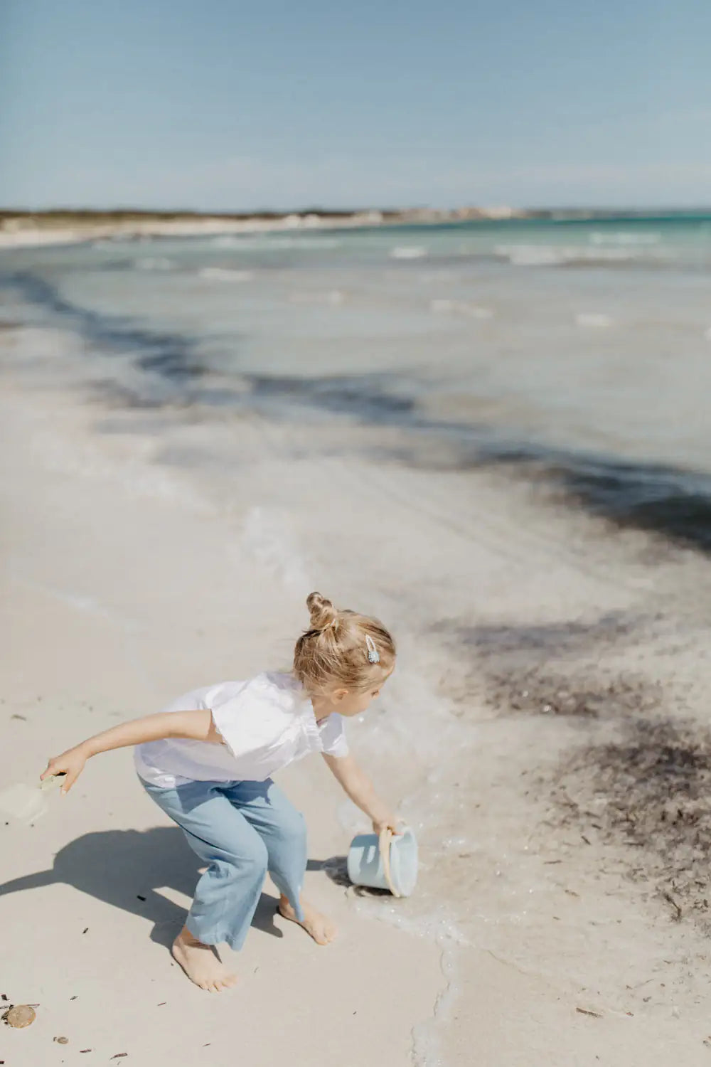 Culotte in Denim Optik