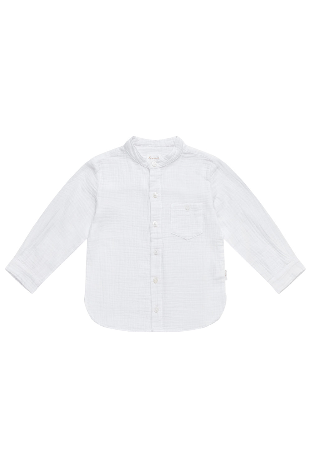 Leevje Muslin Shirt white Produktbild, Ansicht von vorne