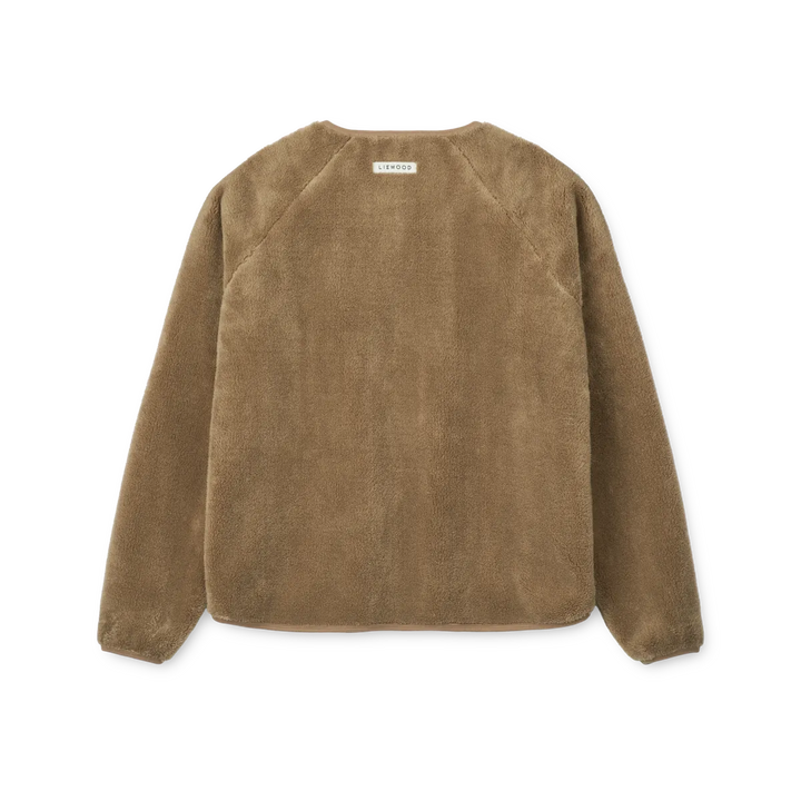 Liewood Calina Adult Pile Jacke oat Produktbild, Ansicht der Rückseite