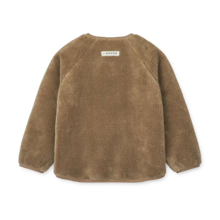 Liewood Calina Pile Jacket oat Produktbild, Ansicht Rückseite