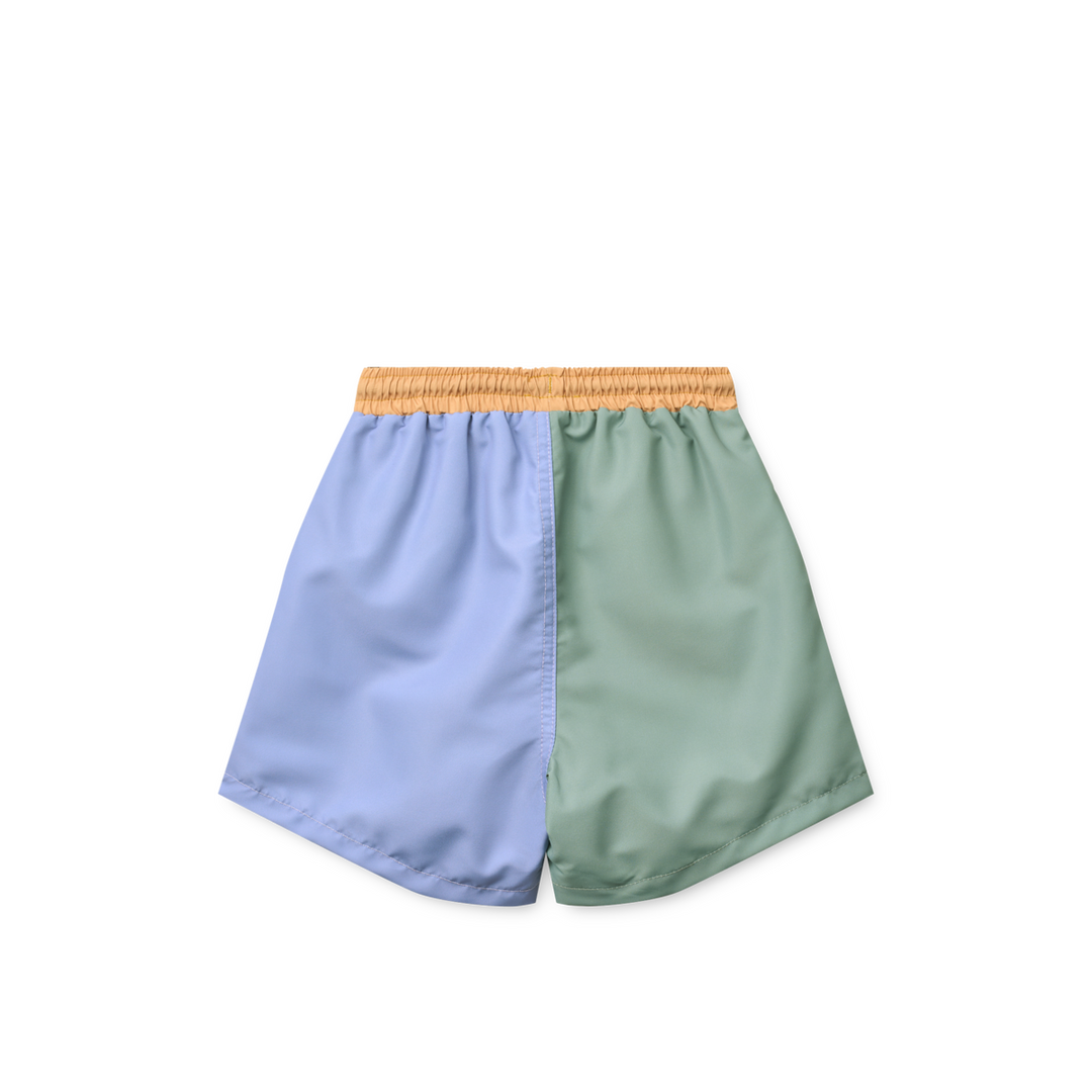 Liewood Duke Printed Board Shorts peppermint multi mix, Produktbild, Ansicht von hinten