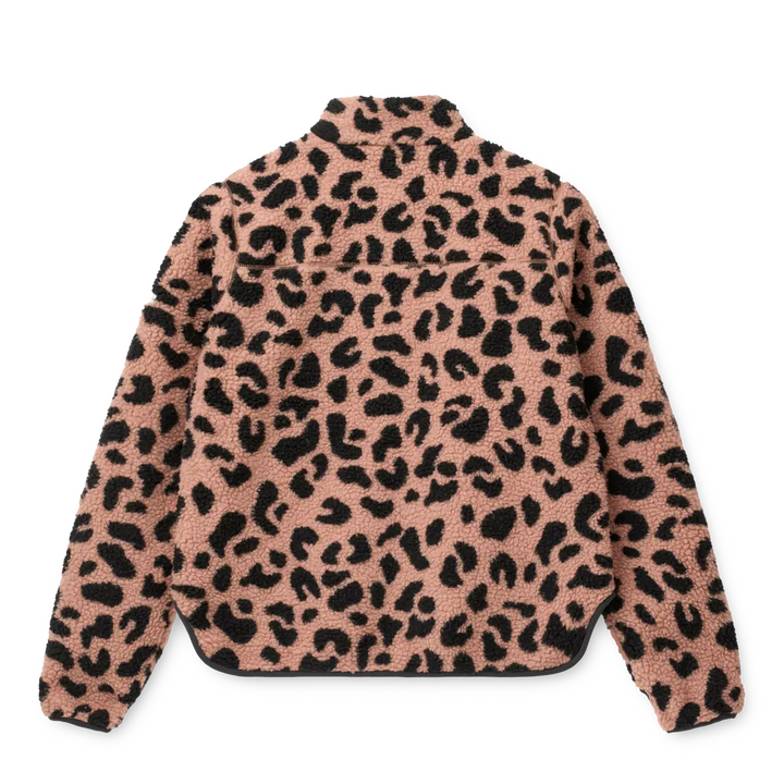 Liewood Nelson Adult Pile Jacket mega leo pale tuscany Produktbild, Ansicht der Rückseite