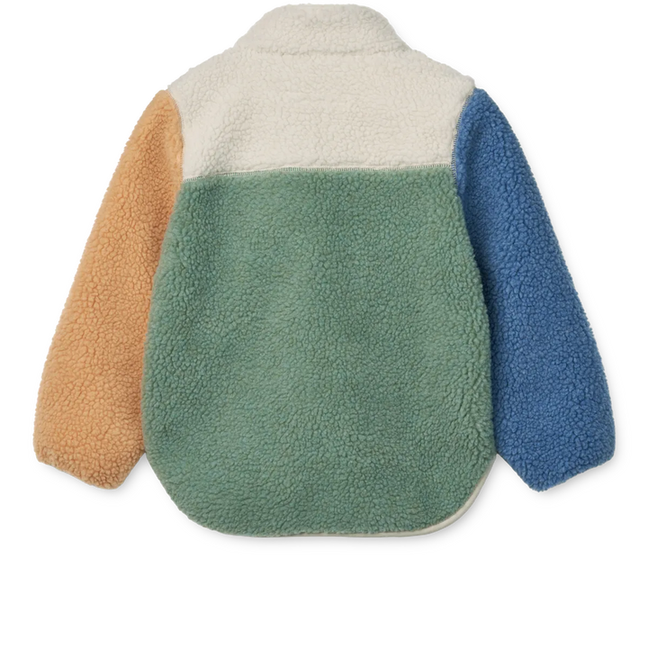 Liewood Nolan Fleecejacke peppermint multi mix Ansicht von hinten 