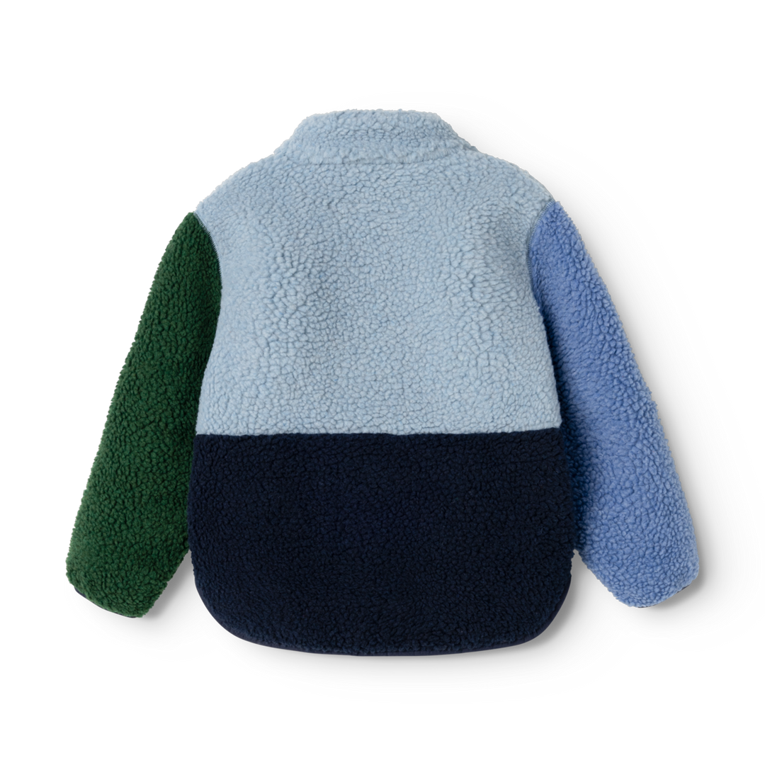 Liewood Nolan Pile Jacket classic navy multi mix, Produktbild, Ansicht der Rückseite. 