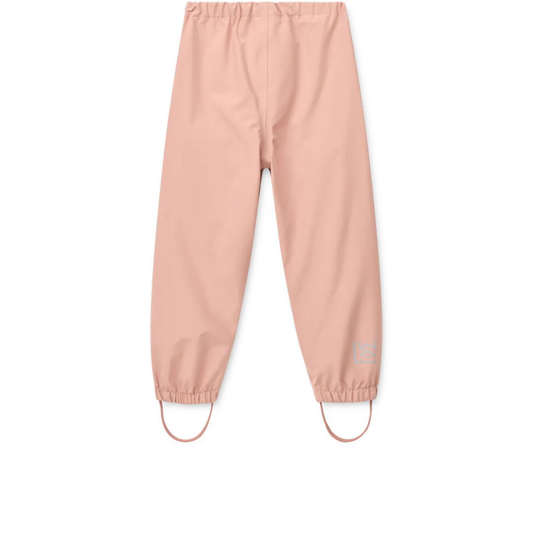 Liewood Pedia Rainwear Set sweethearts pale tuscany Hose Ansicht von hinten 
