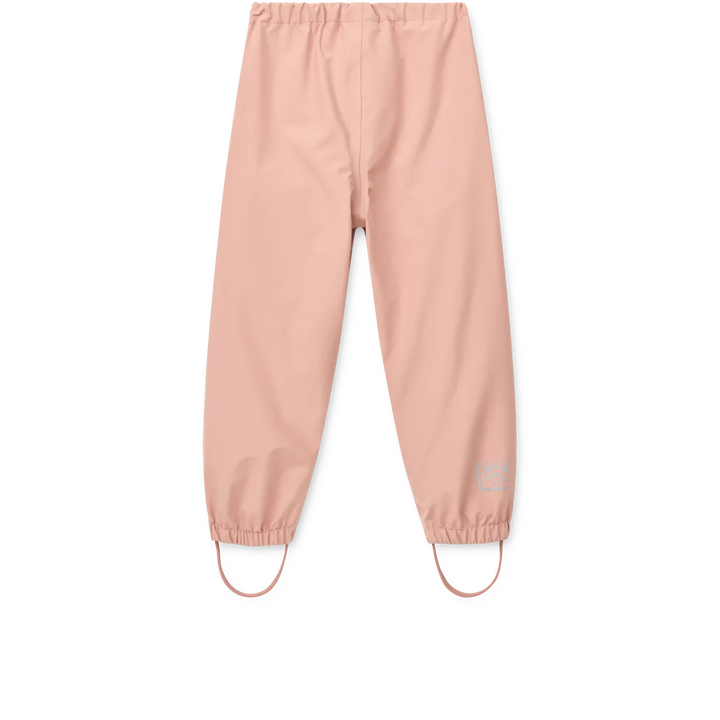 Liewood Pedia Rainwear Set sweethearts pale tuscany Hose Ansicht von hinten 