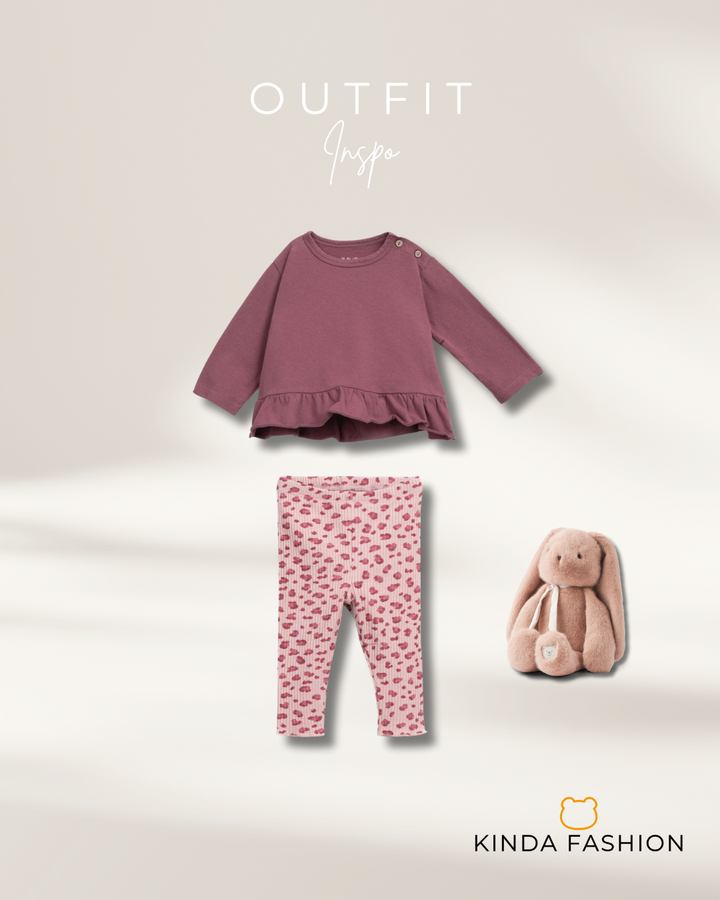 PLAY UP | Printed Rib Leggings